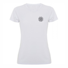 T-shirt respirant, manches courtes pour femme avec nœud d'amour éternel