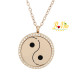 Collier diffuseur de parfum ou d’huile essentielle Yin et Yang