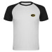 T-shirt bicolore, respirant, manches courtes pour homme, unisexe