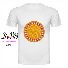 T-shirt  manches courtes pour homme avec noeud d'amour éternel