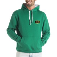 Sweat à capuche, bicolore, manches longues pour homme