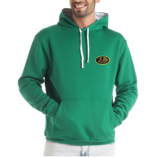 Sweat à capuche, bicolore, manches longues pour homme