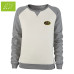 Sweat Bio d’haute qualité, dense, bicolore, manches longues pour femme