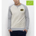 Sweat Bio d’haute qualité, dense, bicolore, manches longues pour homme