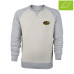 Sweat Bio d’haute qualité, dense, bicolore, manches longues pour homme